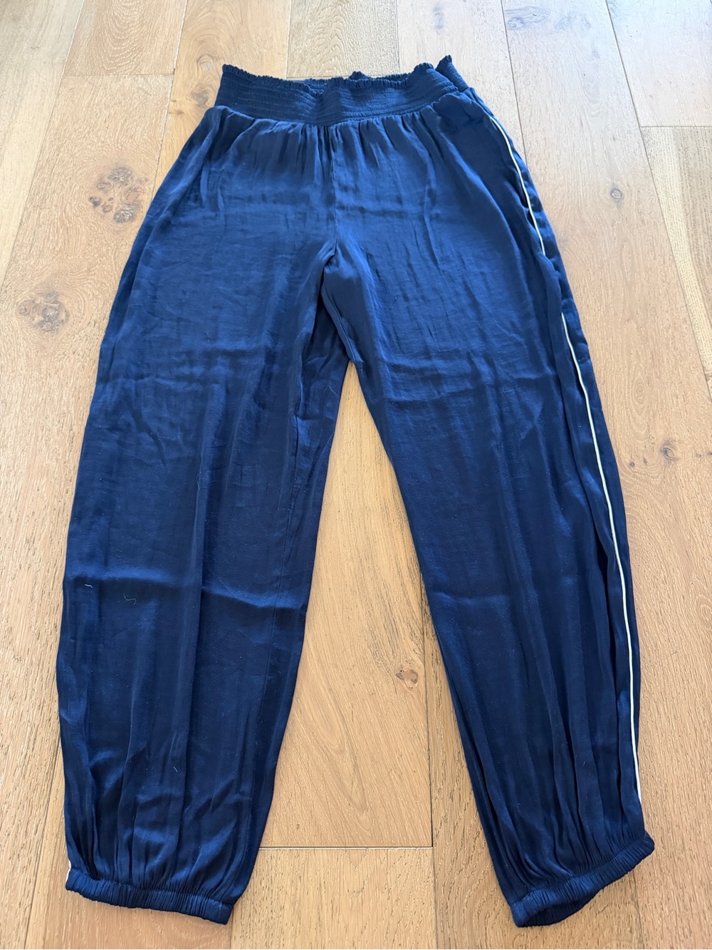 GAP Navy Jogger Pants with Side Stripe